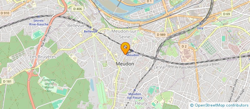 localisation de l'entreprise SOCIETE EUROPEENNE DE SERVICES à MEUDON