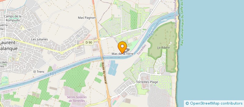 localisation de l'entreprise SOCIETE EUROPEENNE DE TRAITEMENT DES EAUX à SAINT-LAURENT-DE-LA-SALANQUE
