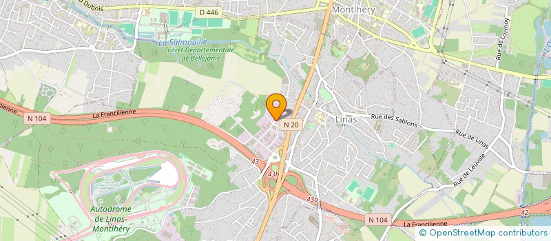 localisation de l'entreprise SOCIETE EUROPEENNE DE TRANSPORTS ET DE MAINTENANCE à LINAS