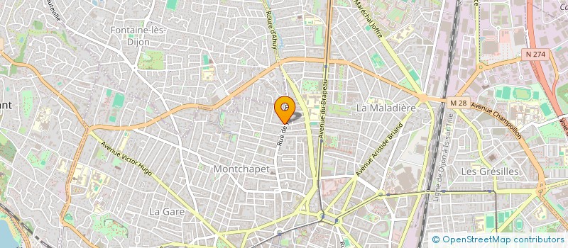 localisation de l'entreprise SOCIETE EUROPEENNE DE TRANSPORTS SARL à DIJON