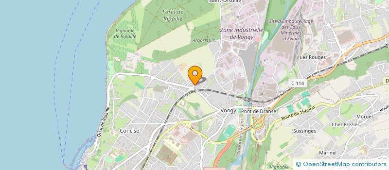 localisation de l'entreprise SOCIETE EUROPEENNE DE VENTE DIRECTE à THONON-LES-BAINS