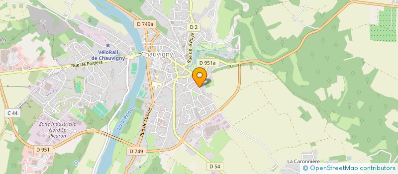 localisation de l'entreprise SOCIETE EUROPEENNE DES BOIS à CHAUVIGNY