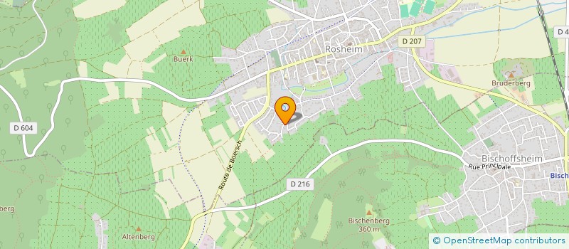 localisation de l'entreprise SOCIETE EUROPEENNE DES ERABLES  ROSHEIM