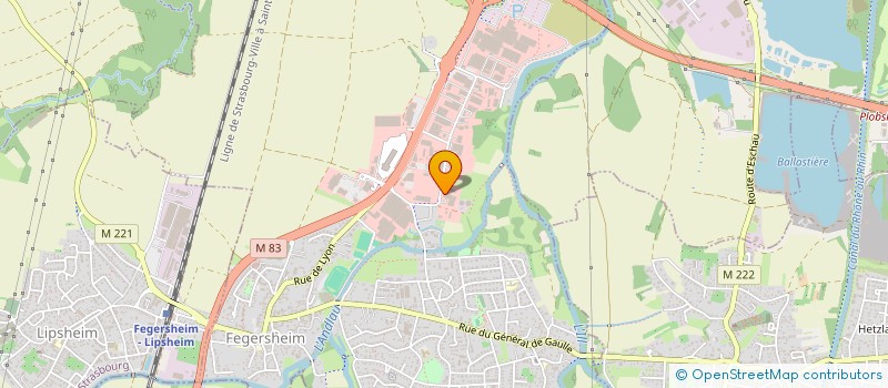 localisation de l'entreprise SOCIETE EUROPEENNE DES PLASTIQUES INDUSTRIELS ET BATIMENTS à FEGERSHEIM