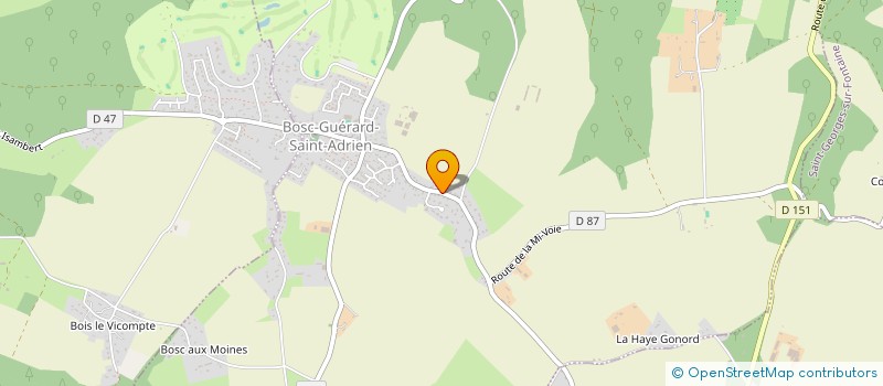 localisation de l'entreprise SOCIETE EUROPEENNE DISTRIB AUTOMATISMES  BOSC-GUERARD-SAINT-ADRIEN