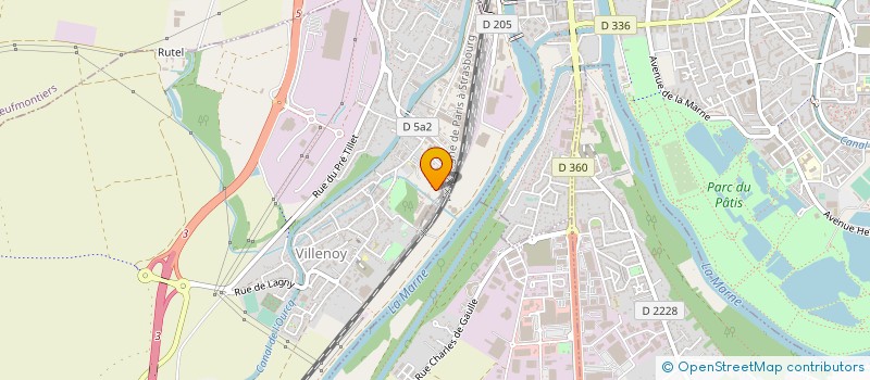 localisation de l'entreprise SOCIETE EUROPEENNE DU BATIMENT à VILLENOY