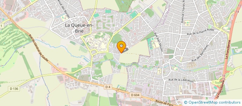 localisation de l'entreprise SOCIETE EUROPEENNE FERMETURES ALUMINIUM à LA QUEUE-EN-BRIE