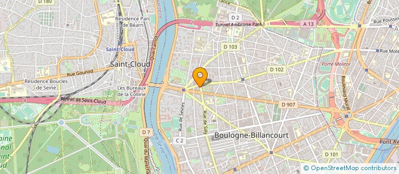 localisation de l'entreprise SOCIETE EUROPEENNE POUR L EQUIPEMENT DE L HABITAT à BOULOGNE-BILLANCOURT