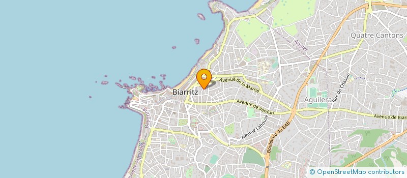 localisation de l'entreprise SOCIETE EVADE à BIARRITZ