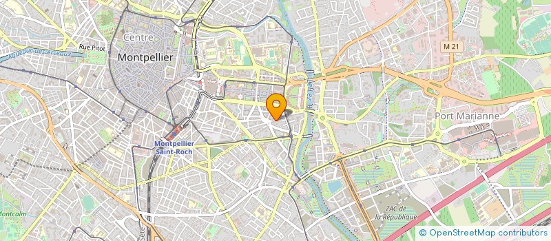 localisation de l'entreprise SOCIETE EVRADEL SA à MONTPELLIER