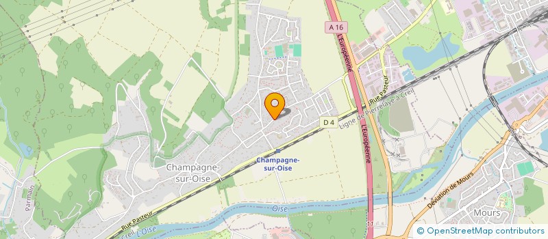 localisation de l'entreprise SOCIETE EXPERTE EN CUVELAGE à CHAMPAGNE-SUR-OISE