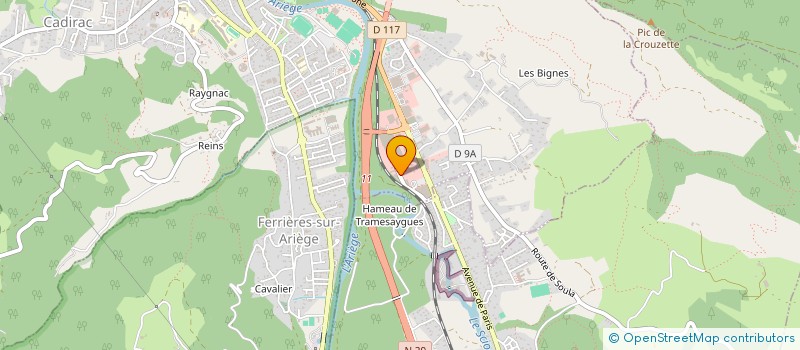 localisation de l'entreprise SOCIETE EXPERTISE COMPTABLE ARIEGE à FOIX