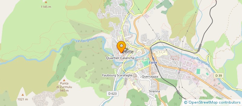 localisation de l'entreprise SOCIETE EXPL ETS BREGANTE à CORTE
