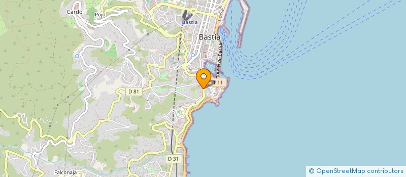 localisation de l'entreprise SOCIETE EXPLOIT BAR ANDRE à BASTIA