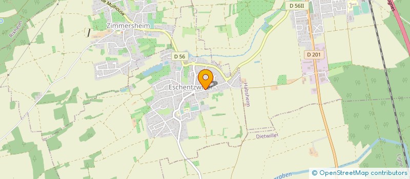 localisation de l'entreprise SOCIETE EXPLOIT ETS BOEGLIN à ESCHENTZWILLER