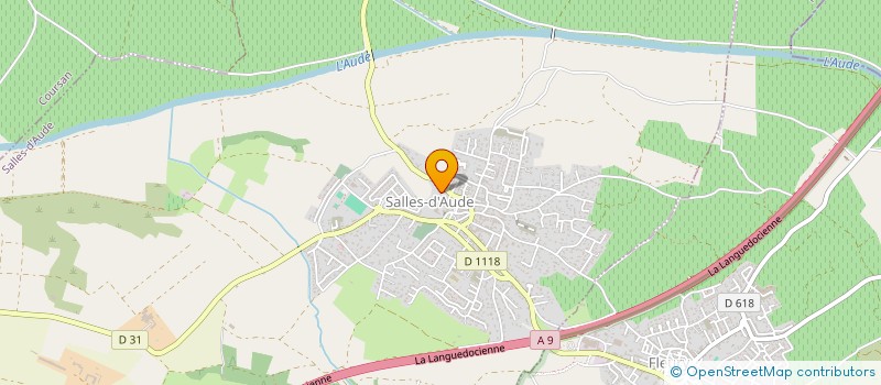 localisation de l'entreprise SOCIETE EXPLOITAT PISCINES BLEU MARINE  SALLES D'AUDE