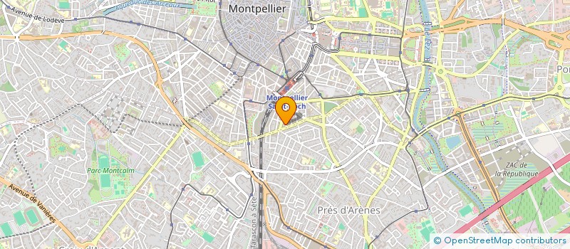 localisation de l'entreprise SOCIETE EXPLOITATION ANTHEMIS CAROSSERIE à MONTPELLIER