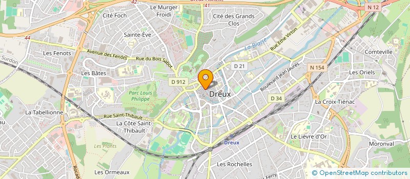 localisation de l'entreprise SOCIETE EXPLOITATION ARMURERIE LAUDIER à DREUX