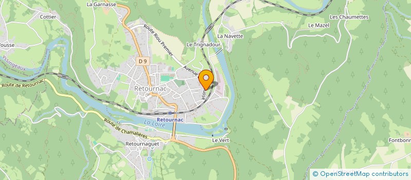 localisation de l'entreprise SOCIETE EXPLOITATION ARNAUD-SAMUEL  RETOURNAC