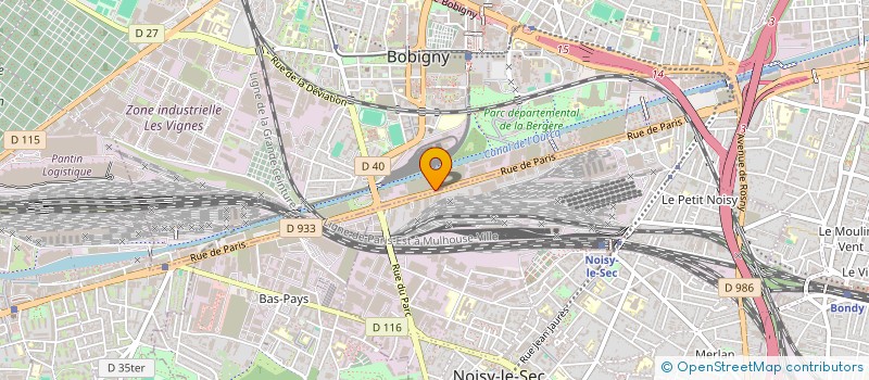 localisation de l'entreprise SOCIETE EXPLOITATION BOULANGERIE GAVELLE  BOBIGNY