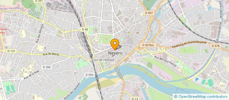 localisation de l'entreprise SOCIETE EXPLOITATION BRASSERIE AQUARELLA à NEVERS