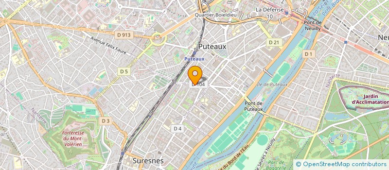 localisation de l'entreprise SOCIETE EXPLOITATION BUNNY COURSES à SURESNES
