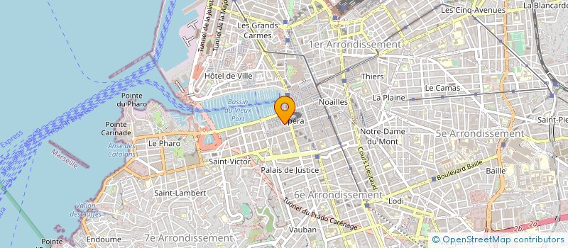 localisation de l'entreprise SOCIETE EXPLOITATION CAFE PASSEPORT à MARSEILLE