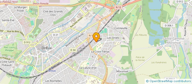 localisation de l'entreprise SOCIETE EXPLOITATION COMMERCIALE AY SARL à DREUX