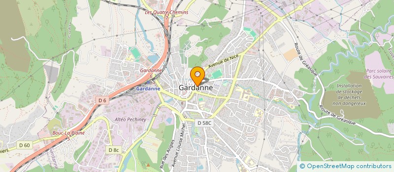 localisation de l'entreprise SOCIETE EXPLOITATION DE LA G.E.P à GARDANNE