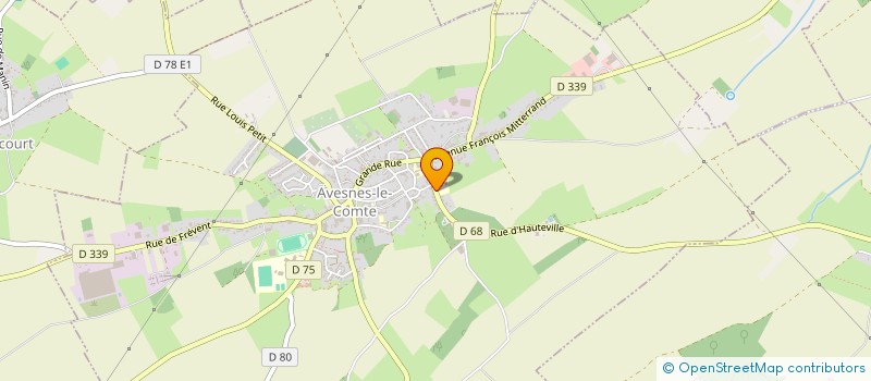 localisation de l'entreprise SOCIETE EXPLOITATION DES ETS COUPAS à AVESNES-LE-COMTE