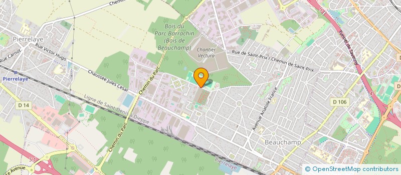 localisation de l'entreprise SOCIETE EXPLOITATION DES ETS OLLIVIER à BEAUCHAMP