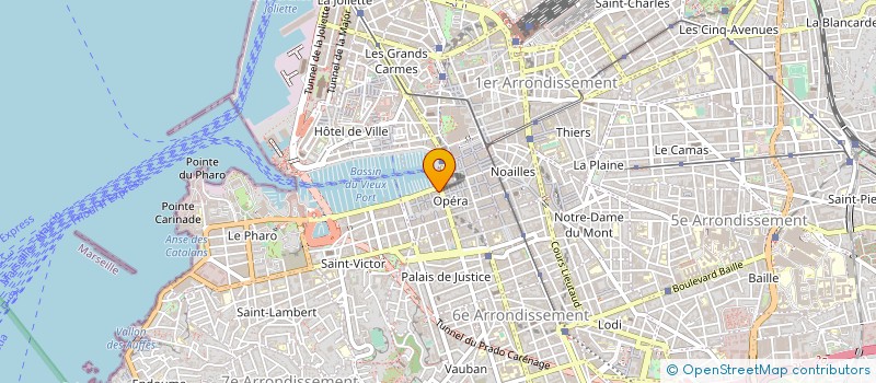 localisation de l'entreprise SOCIETE EXPLOITATION DU BAR DU CABOTAGE à MARSEILLE