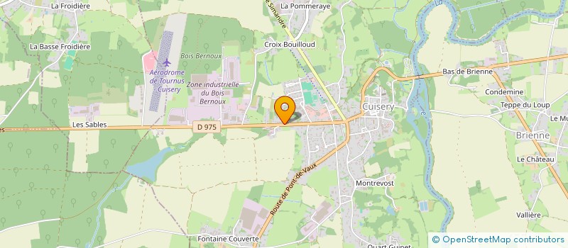 localisation de l'entreprise SOCIETE EXPLOITATION ENTREPRISE BET  CUISERY