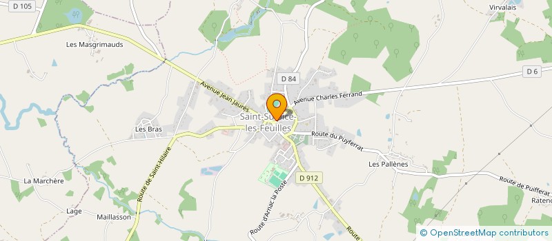 localisation de l'entreprise SOCIETE EXPLOITATION ETS DUBRAC  SAINT-SULPICE-LES-FEUILLES