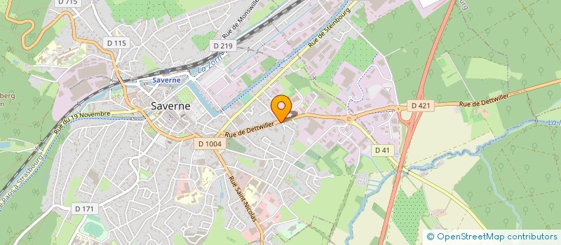 localisation de l'entreprise SOCIETE EXPLOITATION ETS HAHN à SAVERNE