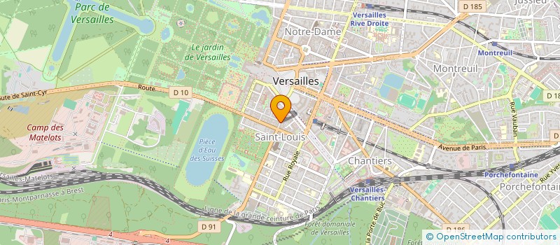 localisation de l'entreprise SOCIETE EXPLOITATION ETS ROBERT'S PUB à VERSAILLES