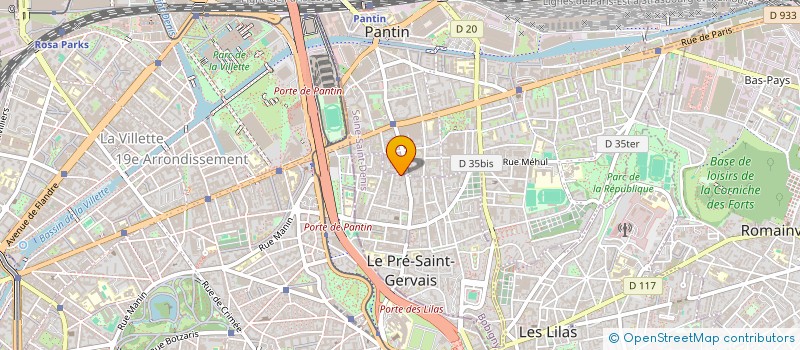 localisation de l'entreprise SOCIETE EXPLOITATION GUILLAUMONT à LE PRE-SAINT-GERVAIS