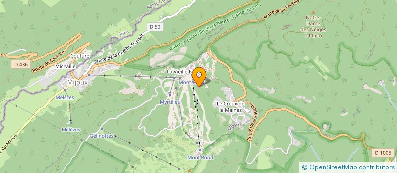 localisation de l'entreprise SOCIETE EXPLOITATION LA PETITE CHAUMIERE à MIJOUX