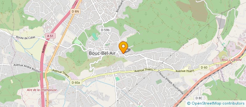 localisation de l'entreprise SOCIETE EXPLOITATION MENUISERIE SICCARDI à BOUC-BEL-AIR