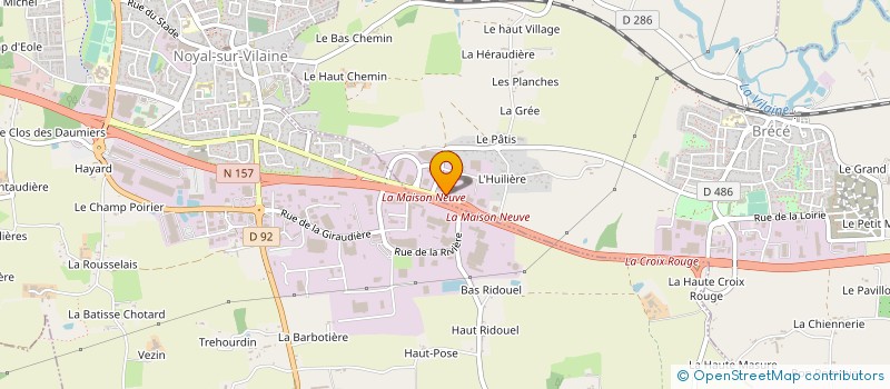 localisation de l'entreprise SOCIETE EXPLOITATION MERAND à BRECE