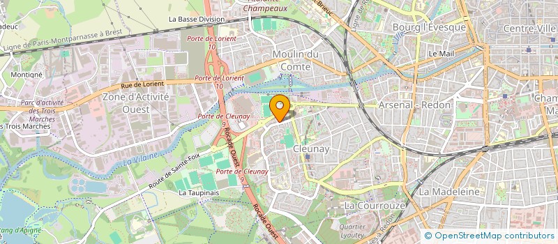 localisation de l'entreprise SOCIETE EXPLOITATION RESEAU SENSATION à RENNES
