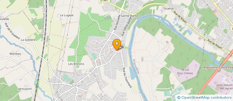 localisation de l'entreprise SOCIETE EXPLOTATION DUMAS JEAN JACQUES à LINARS