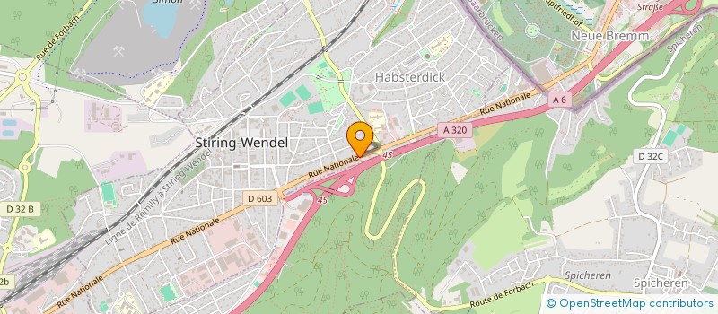 localisation de l'entreprise SOCIETE EXPLOTATION GARAGE CLASADONTE  STIRING-WENDEL