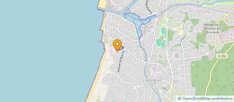 localisation de l'entreprise SOCIETE EXPORT SUD à CAPBRETON