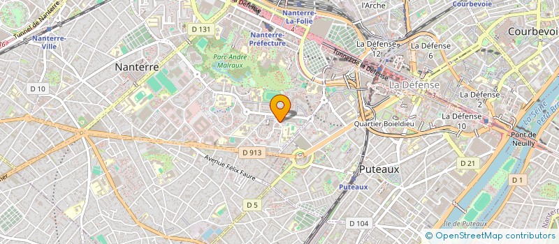 localisation de l'entreprise SOCIETE EXPRESS SECURITE à NANTERRE