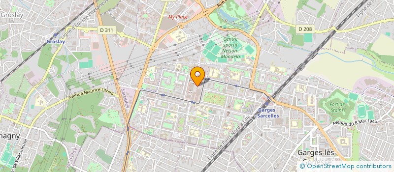 localisation de l'entreprise SOCIETE EXTRA VIANDE  SARCELLES