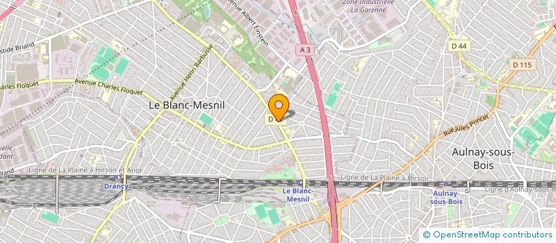 localisation de l'entreprise SOCIETE F.A.N. à LE BLANC-MESNIL