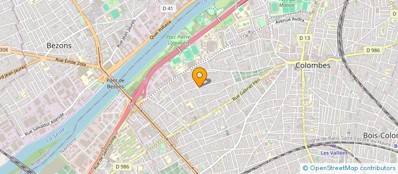localisation de l'entreprise SOCIETE F.E.F à COLOMBES