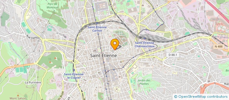 localisation de l'entreprise SOCIETE FACOPLI à SAINT-ETIENNE