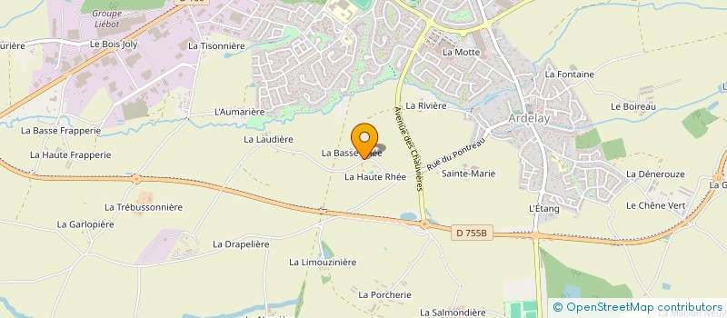 localisation de l'entreprise SOCIETE FADO à LES HERBIERS